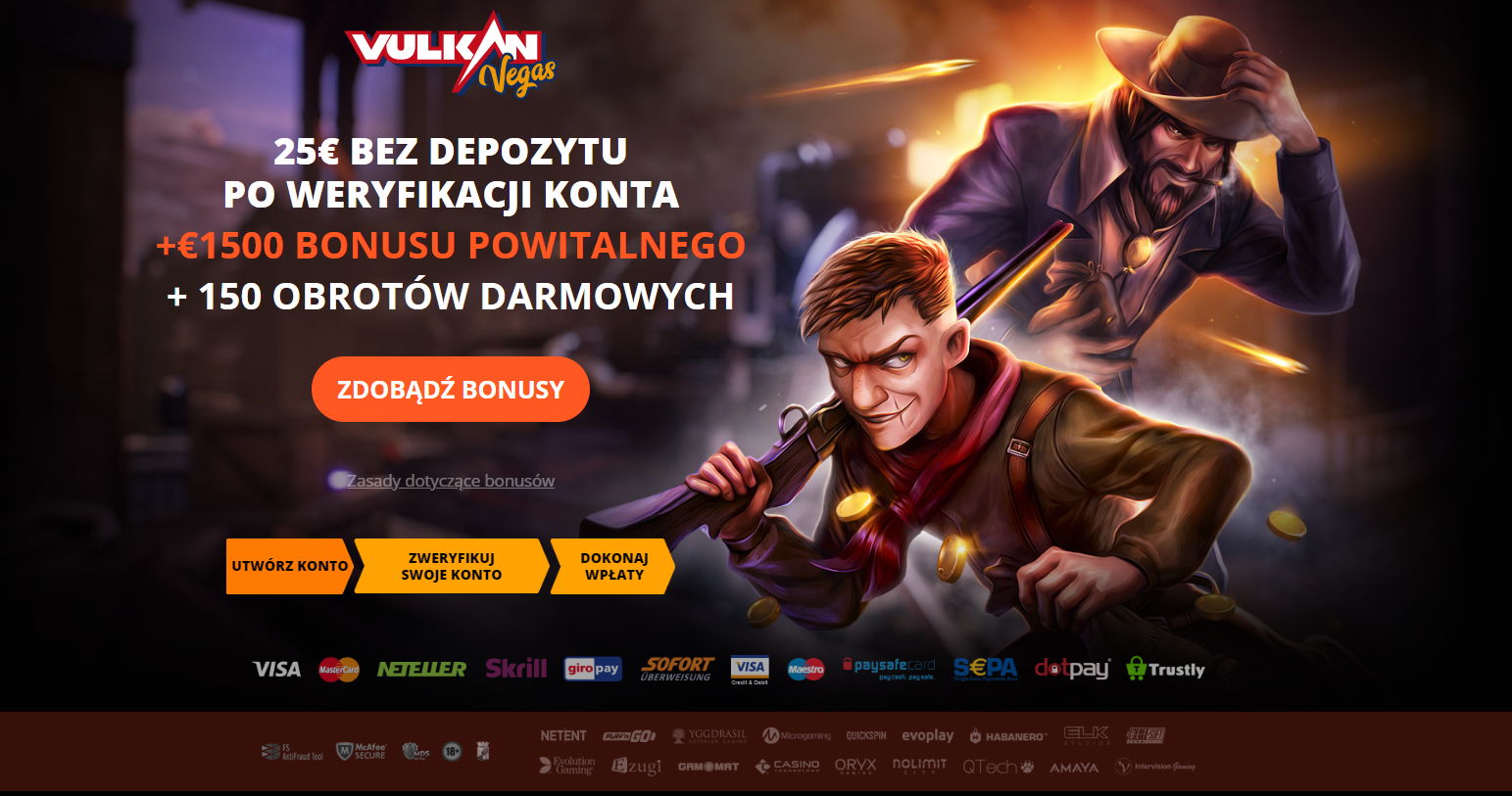 vulkan vegas casino bonus bez depozytu